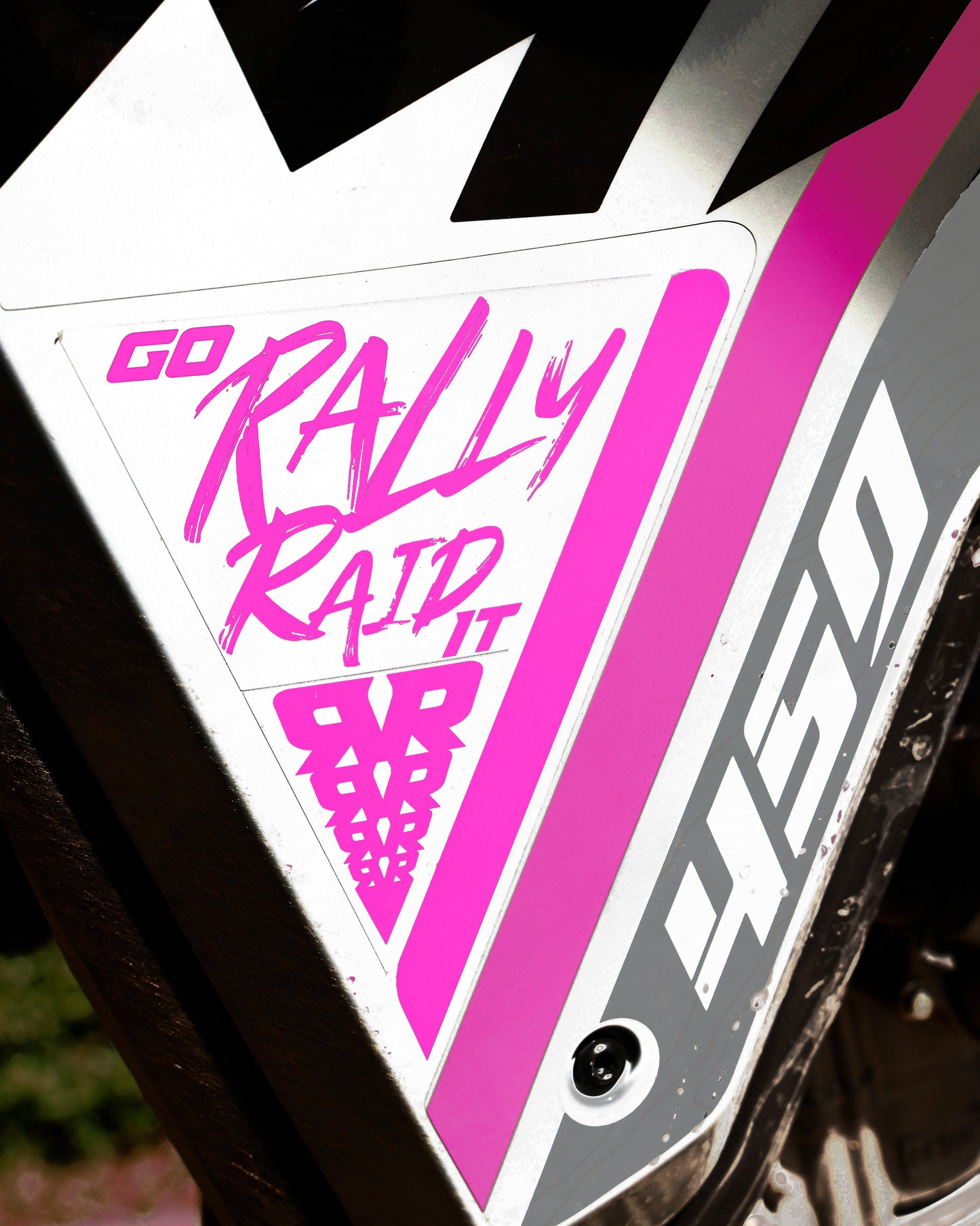 CFMOTO 450MT 'GO RALLY RAID IT' FAIRING SIDE PANELS AND FENDER DECAL STICKER