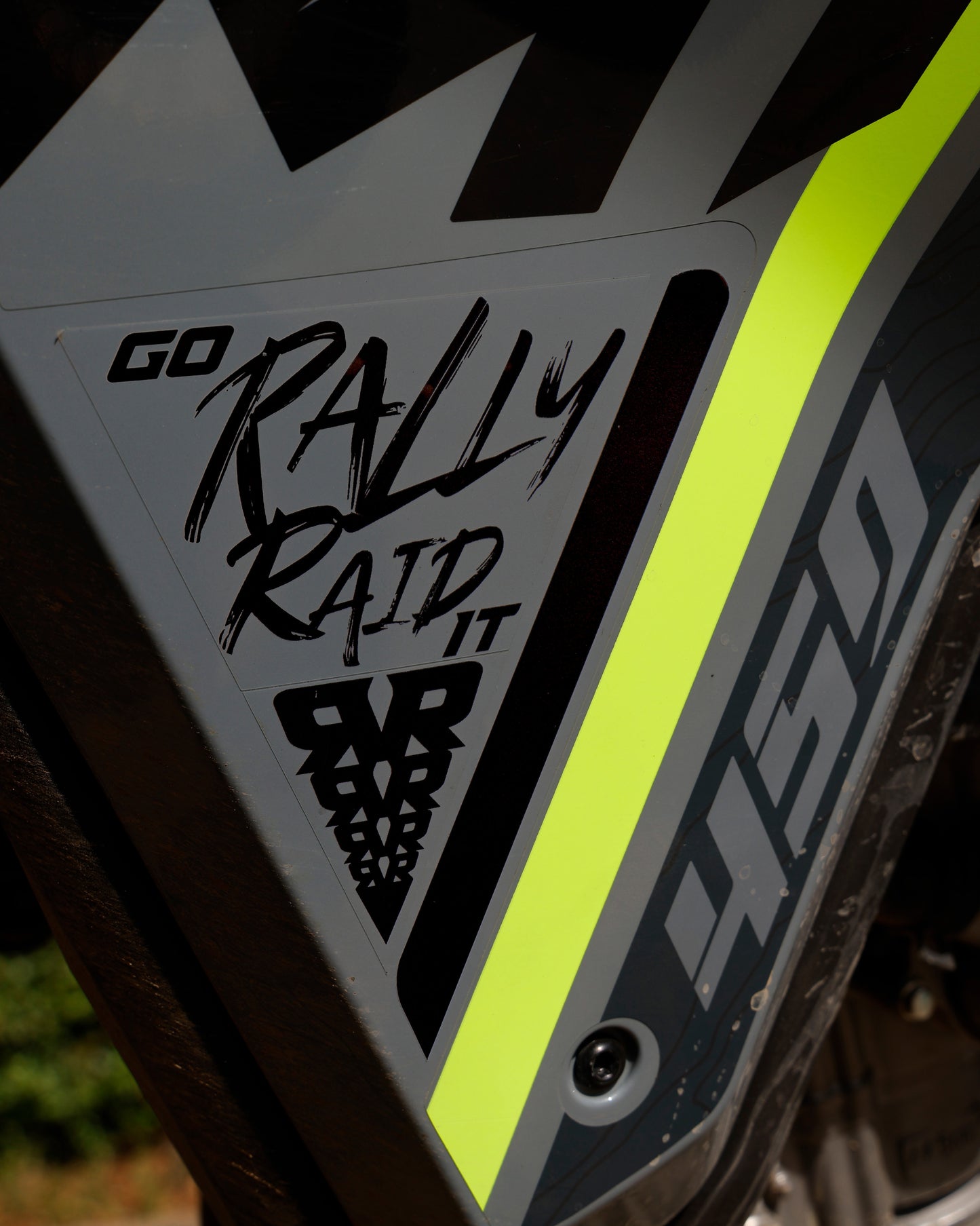 CFMOTO 450MT 'GO RALLY RAID IT' FAIRING SIDE PANELS AND FENDER DECAL STICKER