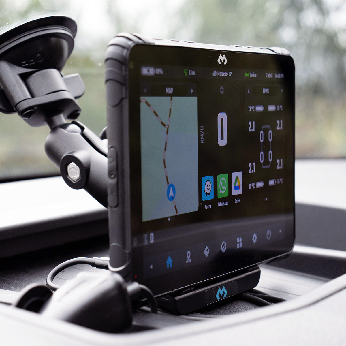 DMD-T865 CAR HOLDER + AMPS SUCTION MOUNT
