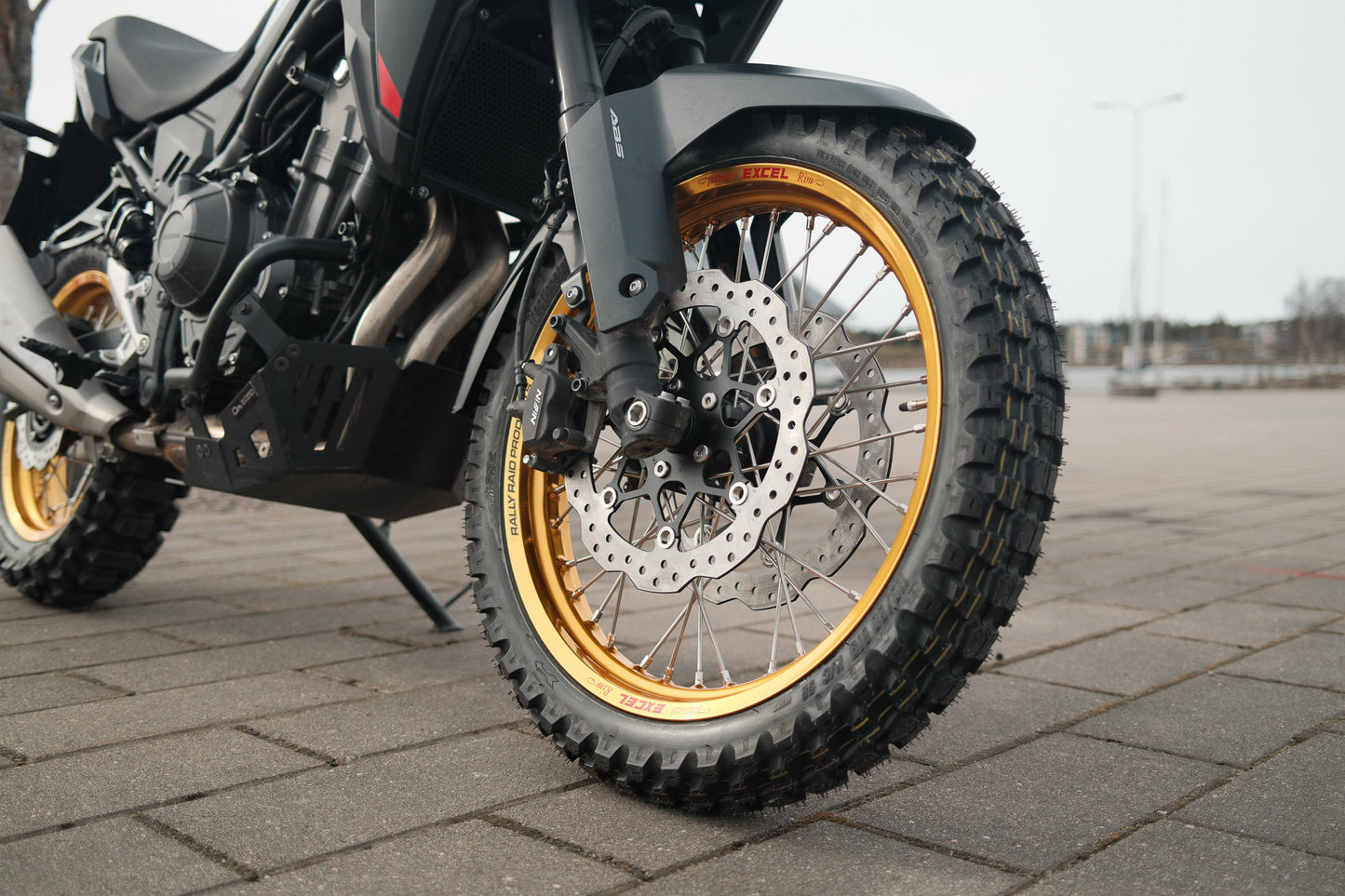 NX500 'PREMIUM' SPOKED WHEEL KIT (GOLD TUBELESS EXCEL RIMS) 2024+