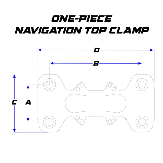 ONE PIECE NAVIGATION TOP CLAMP