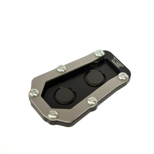 Silver Stainless Steel Side Stand Guard – For Honda CRF 300L / Rally (Kickstand Leg)