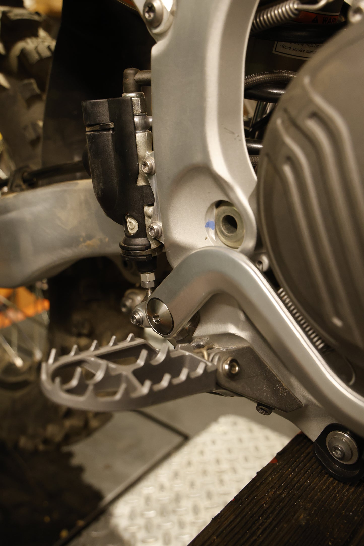 TRIUMPH TF250/450 BRAKE LEVER BUSH CONVERSION