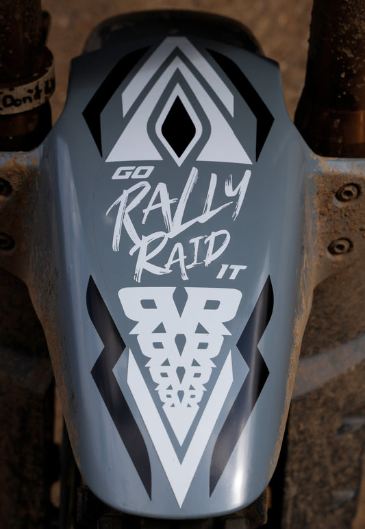 CFMOTO 450MT 'GO RALLY RAID IT' FAIRING SIDE PANELS AND FENDER DECAL STICKER