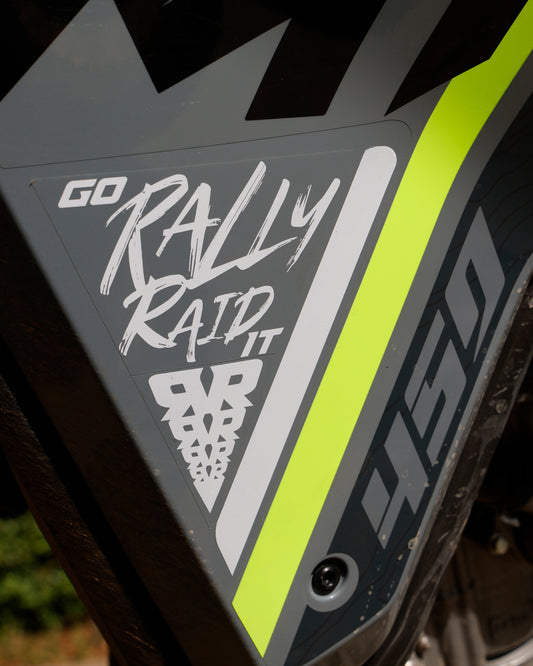 CFMOTO 450MT 'GO RALLY RAID IT' FAIRING SIDE PANELS AND FENDER DECAL STICKER