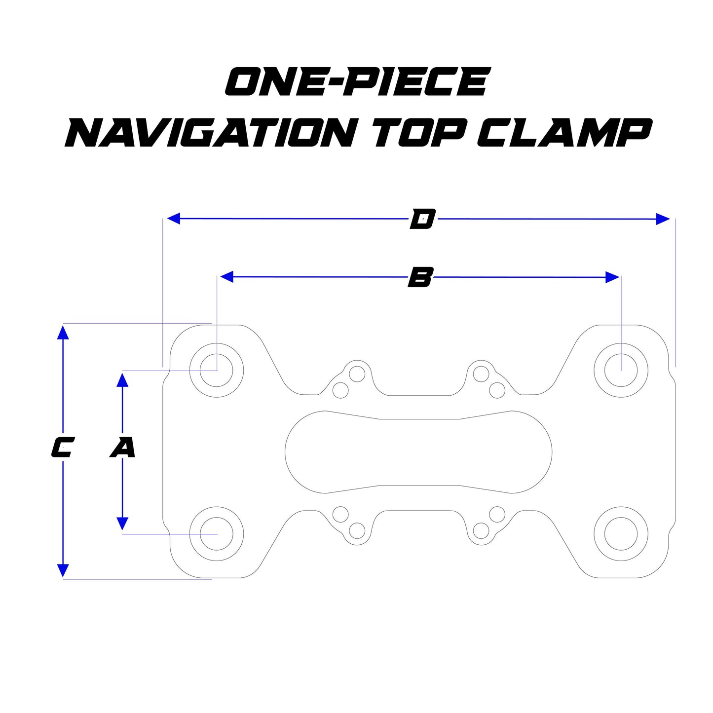 ONE PIECE NAVIGATION TOP CLAMP