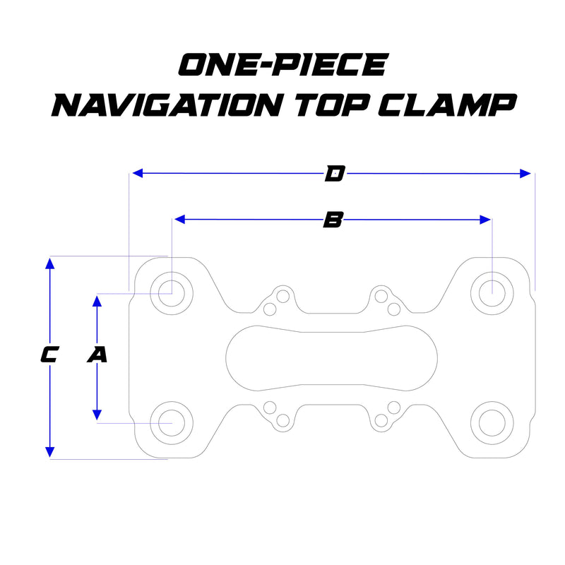 ONE PIECE NAVIGATION TOP CLAMP
