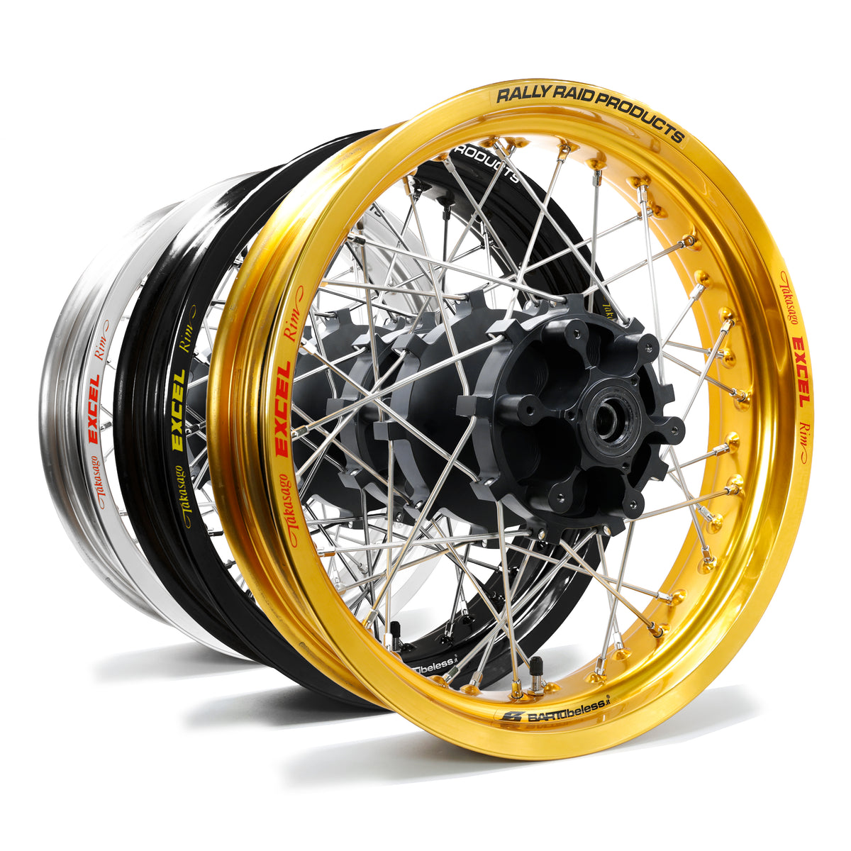 BMW F450GS - TUBELESS SPOKED WHEEL KIT - EXCEL RIMS